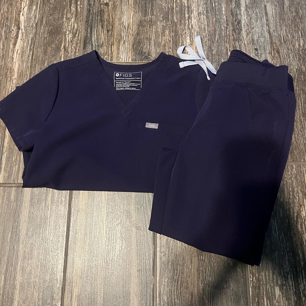 Figs Purple Jam Scrub Set Catarina/Zamora XXSP